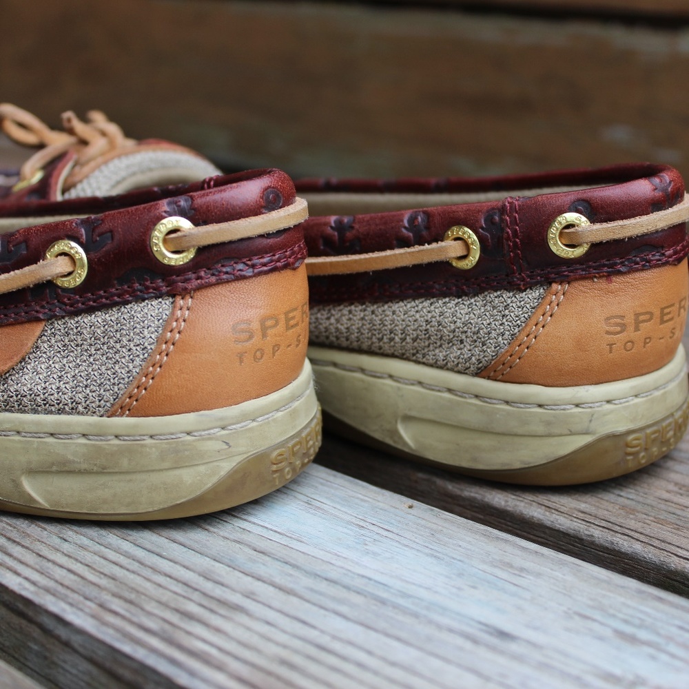 SPERRY Angelfish Top-Sider Leather Boat Shoe 7 - Picture 7 of 7